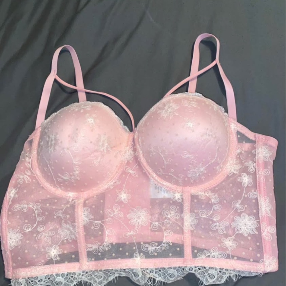 Pink corset